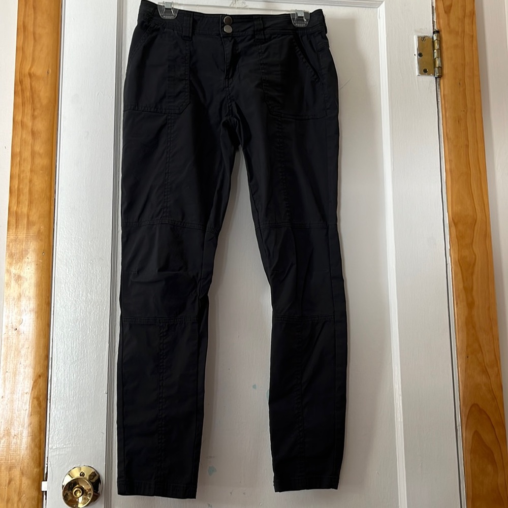 Prana Black Slim Cargo-Style Skinny Pants